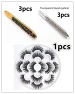 False Eyelashes Self-adhesive Eyeliner Multicolor - Image 9