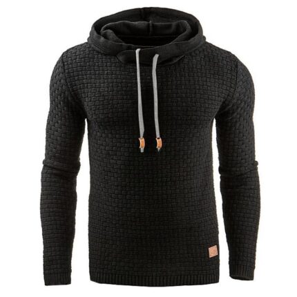 Men's hoodies sweater - Black, XXL