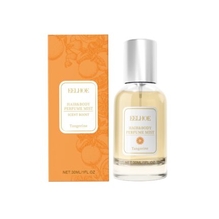 EELHOE Body Hair Perfume Spray Body Skin Hair Long-Lasting Fragrance Spray - Tangerine, 2pcs