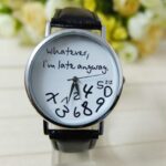 Fashion Casual Geneva Women's Belt Watch Irregular Digital Men's Watch Leather Belt Watch