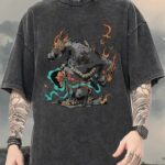 Washed Drop‑Shoulder T-shirt