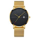 Simple calendar watch male creative waterproof quartz watch - Image 6