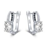 European And American Zircon Rhinestone Stud Earrings Copper Fashion All-match - Image 5