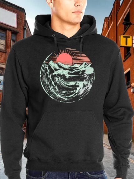 Hoodie - Black, M