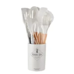 12PCS Food Grade Silicone Kitchen Cookware Utensils Turner Spatula Measuring Spoon Practical Cooking Tool Kitchenware Set - Image 8