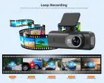UHD 4K Dash Cam Dual Lens Driving Recorder Car DVR 1080P Rear Lens Camera Built-In WiFi GPS 24-Hour Parking Monitoring Black Box - Image 19