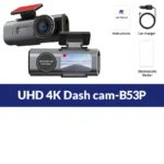 Dash Cam Dual Lens 4K UHD Recording Car Camera DVR Night Vision Video Recorder Built-In Wi-Fi Support GPS 24H Parking - Image 7