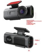 Dash Cam Dual Lens 4K UHD Recording Car Camera DVR Night Vision Video Recorder Built-In Wi-Fi Support GPS 24H Parking - Image 19