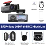 Dash Cam Dual Lens 4K UHD Recording Car Camera DVR Night Vision Video Recorder Built-In Wi-Fi Support GPS 24H Parking - Image 22
