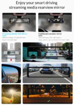 YANACE 4K Car DVR 12 Inch Touch IPS Sony 415 Park RearView Mirror Support Black Box Rear View Camera Dashcam Car Video Recorder - Image 16