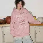 American Style Retro Alphabet Padded Fleece Sweater Women's Hooded Autumn and Winter 2023 New Winter Oversize Coat Fashion