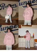 American Style Retro Alphabet Padded Fleece Sweater Women's Hooded Autumn and Winter 2023 New Winter Oversize Coat Fashion - Image 20