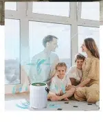 10000mAh Home Air Purifier HEPA Filter PM 2.5 H13 HEPA Remove Rechargeable Kitchen Bedroom Smoke Odor Air Cleaner Aroma Diffuser - Image 11