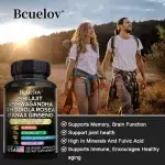Shilajit Resin Himalaya Capsules - 15250 mg - Combination of Ashwagandha, Ginseng, Cordyceps, Ginkgo, Turmeric - Image 4
