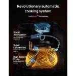 Cook like a pro with just the press of a button, Smart Air Fryer Cooker with Cook probe, Water Atomi - Image 6