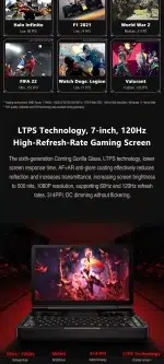 New! GPD WIN Mini AMD 7840U 7Inch Handheld GamePad Tablet 64GB RAM 2TB ROM Pocket Mini PC Laptop Game Player Console - Image 13