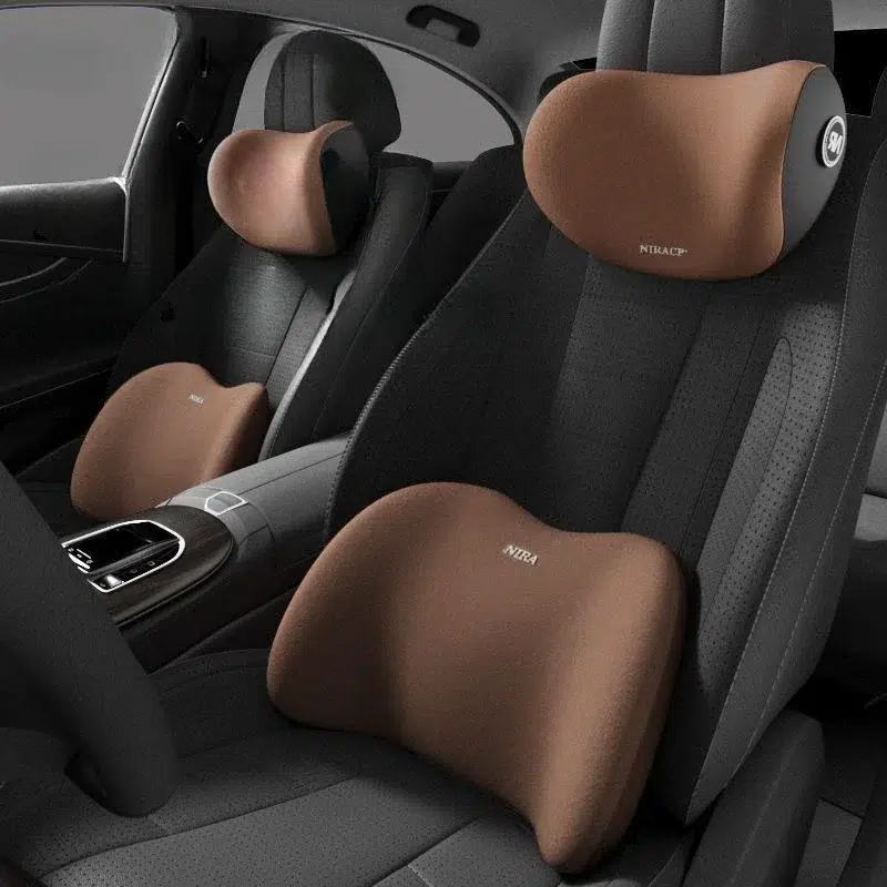 S1d3d421955144cc0a78882001e812ff3E.webp Car Headrest/Lumbar Support Car Neck Pillow Waist Cushion Driver Seat Backrest Car Cushion Driving Lumbar Support Waist Support - Image 1