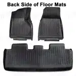 Hawknavi TPE Foot Pads for Tesla Model Y Waterproof Floor Mats Non-slip Model Y Car Interior Accessories - Image 6
