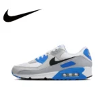 Nike black and gray color scheme AIR MAX 90 men's low-top sneakers non-slip wear casual running shoes - Image 19