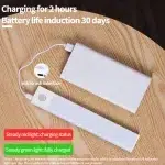 Motion Sensor Night Light USB Rechargeable Wireless Lamp Under Cabinet Led Lights for Kitchen Cabinet Bedroom Wardrobe Lighting - Image 21