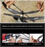 Rc Helicopter With Remote Control Extra Durable Big Plane Toy For Kids Drone Model Outdoor 3.5CH 80cm Aircraft Large Helicoptero - Image 28