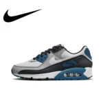 Nike black and gray color scheme AIR MAX 90 men's low-top sneakers non-slip wear casual running shoes - Image 15