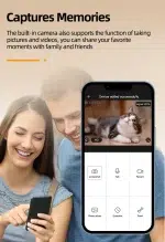 ROJECO Automatic Cat Feeder With Camera Video Cat Food Dispenser Pet Smart Voice Recorder Remote Control Auto Feeder For Cat Dog - Image 13
