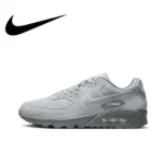 Nike black and gray color scheme AIR MAX 90 men's low-top sneakers non-slip wear casual running shoes - Image 20