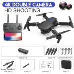 2024 E88Pro RC Drone 4K Professinal With 3 Battery 1080P Wide Angle HD Camera Foldable Helicopter WIFI FPV Height Hold Gift Toy - Image 8