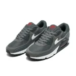 Nike black and gray color scheme AIR MAX 90 men's low-top sneakers non-slip wear casual running shoes - Image 46