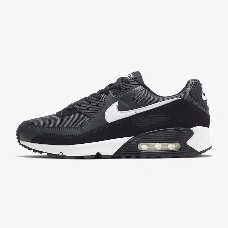 S7b3a783ed7144363906ad9c052aee590Zwebp Nike Air Max 90 exceed retro anti slip, durable, lightweight, low cut casual running shoes for men, white - Image 1