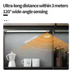Motion Sensor Night Light USB Rechargeable Wireless Lamp Under Cabinet Led Lights for Kitchen Cabinet Bedroom Wardrobe Lighting - Image 19