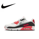 Nike black and gray color scheme AIR MAX 90 men's low-top sneakers non-slip wear casual running shoes - Image 23