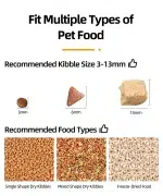 ROJECO Automatic Cat Feeder With Camera Video Cat Food Dispenser Pet Smart Voice Recorder Remote Control Auto Feeder For Cat Dog - Image 16