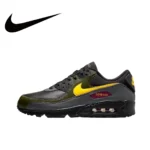 Nike black and gray color scheme AIR MAX 90 men's low-top sneakers non-slip wear casual running shoes - Image 69