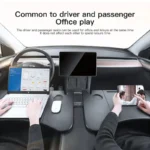 For Tray Table For Tesla Model 3 Model Y Folding Car Steering Wheel Board Laptop Foldable Desk Mount Eating Drinks Tray Holder - Image 2