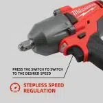 Milwaukee Mid-Torque Impact Professional Wrench 18V Lithium Battery Electric Cordless High Speed Car Truck Repair Power Tools - Image 5