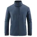 Mens Autumn Winter Tactical Soft Shell Jackets Outdoor Fleece Lined Full Zip Multi-pocket Windproof Warm Hiking Ski Safari Coats - Image 19