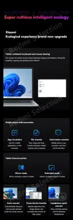 Xiaomi Laptop 2023 Redmi Book Pro 15 Ryzen R5-7640HS/R7-7840HS AMD 780M/760M 16G RAM 512G/1T 15.6Inch 3.2K 120Hz  Mi Notebook - Image 32