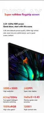 Xiaomi Laptop 2023 Redmi Book Pro 15 Ryzen R5-7640HS/R7-7840HS AMD 780M/760M 16G RAM 512G/1T 15.6Inch 3.2K 120Hz  Mi Notebook - Image 23