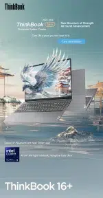 Lenovo Laptop Thinkbook 16+ 2024 AI 16" 2.5K 120Hz Intel Core Ultra5/Ultra9 32GB DDR5 1TB/2TB SSD Dolby Atoms 85Wh Notebook PC - Image 9
