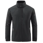 Mens Autumn Winter Tactical Soft Shell Jackets Outdoor Fleece Lined Full Zip Multi-pocket Windproof Warm Hiking Ski Safari Coats - Image 9