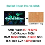 Xiaomi Laptop 2023 Redmi Book Pro 15 Ryzen R5-7640HS/R7-7840HS AMD 780M/760M 16G RAM 512G/1T 15.6Inch 3.2K 120Hz  Mi Notebook - Image 9