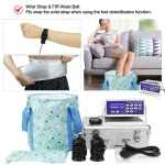 Foot Bath Detox Machine, Foot Spa Mchine for Home Use, Ionic Detox Foot Bath System, Include Collapsible Basin, Far Infrared Bel - Image 4